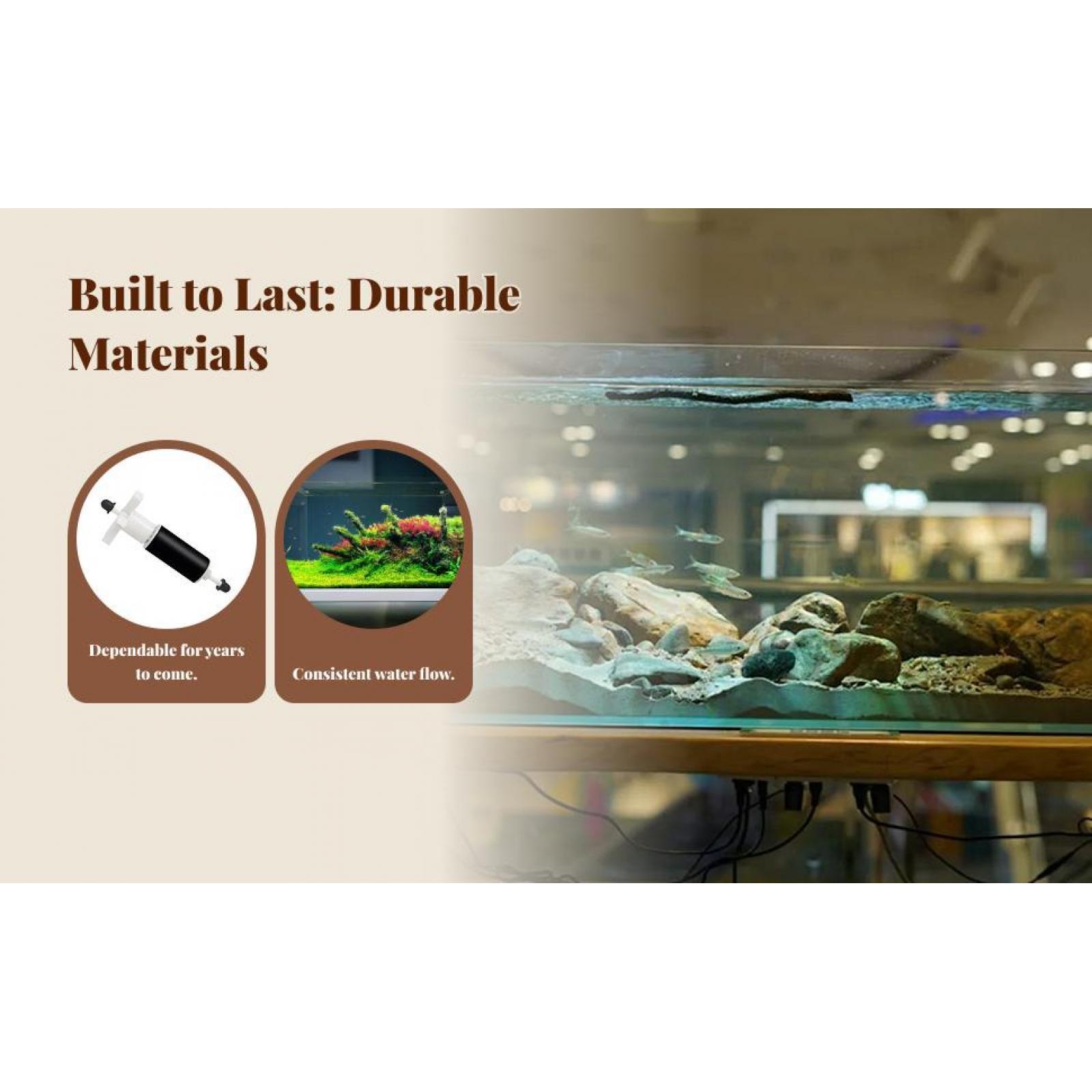 Aquarium Fish Maintenance - مروحة بديلة لمضخة البرك لمرشحات أحواض