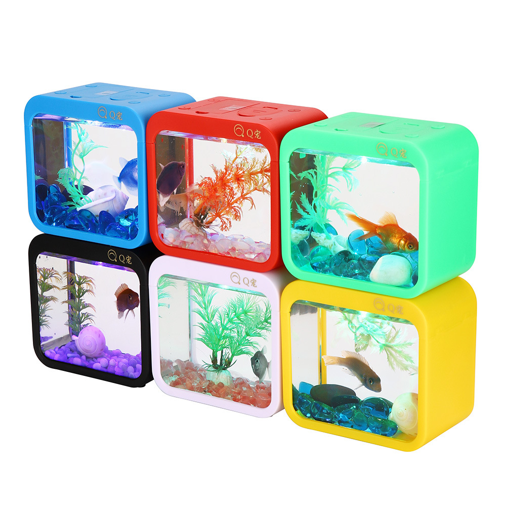 Aquarium Fish Game - صندوق بيتا الإبداعي الملون مع ضوء