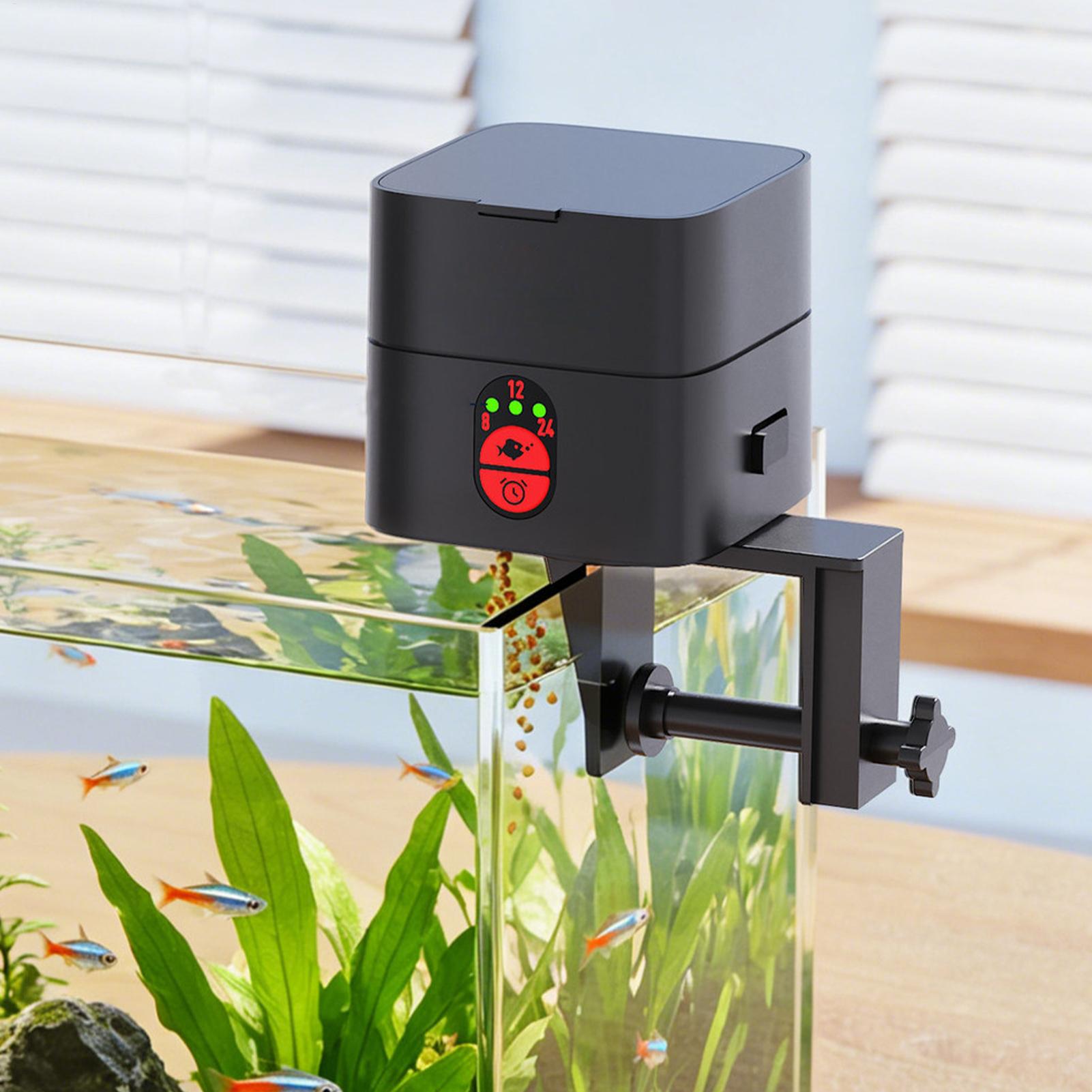 Aquarium Fish Auto Feeder - موزع طعام أوتوماتيكي للسلاحف قابل لإعادة