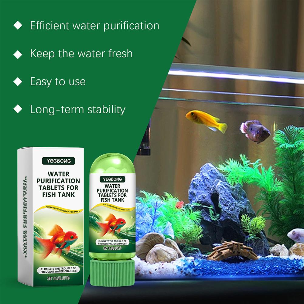 Aquarium Fish Maintenance - أقراص تنقية المياه لحوض السمك، مزيل