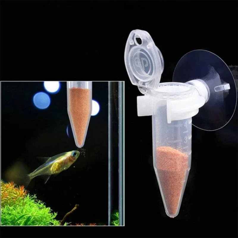 Aquarium Fish Auto Feeder - التلقائي وحدة تغذية الأسماك مخروط الروبيان