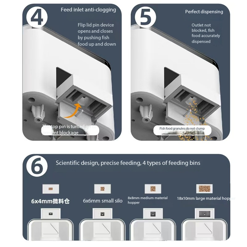 جهاز تغذية أسماك حوض السمك الذ - مراجعة Aquarium Fish Auto Feeder وسعره