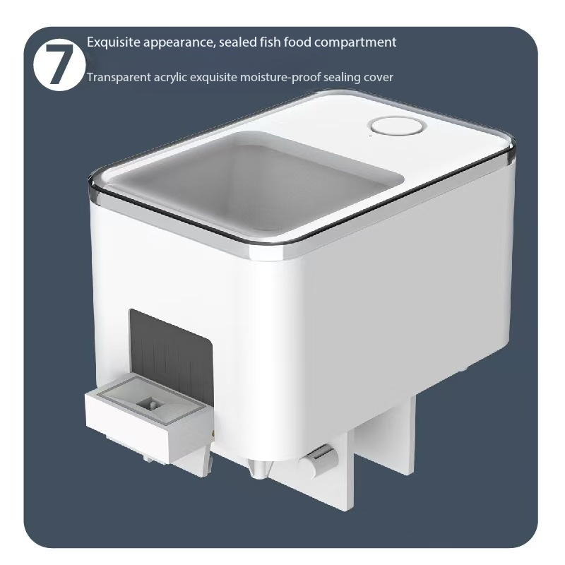 جهاز تغذية أسماك حوض السمك الذ - مراجعة Aquarium Fish Auto Feeder وسعره