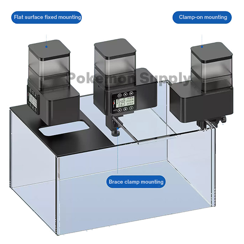 موزع طعام أسماك ذكي ودقيق أوتو - مراجعة Aquarium Fish Auto Feeder وسعره