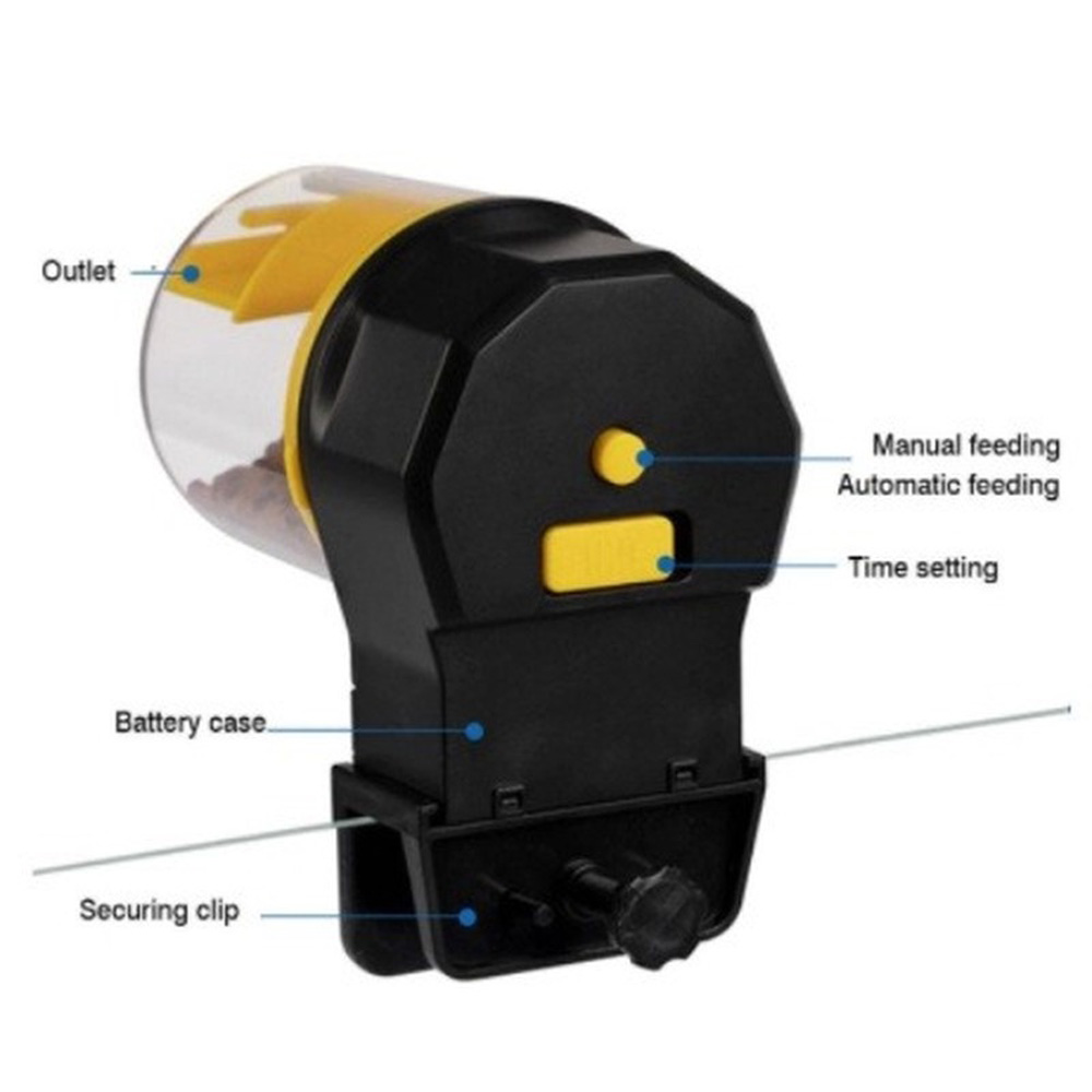مغذي خزان الأسماك الأوتوماتيكي - مراجعة Aquarium Fish Auto Feeder وسعره
