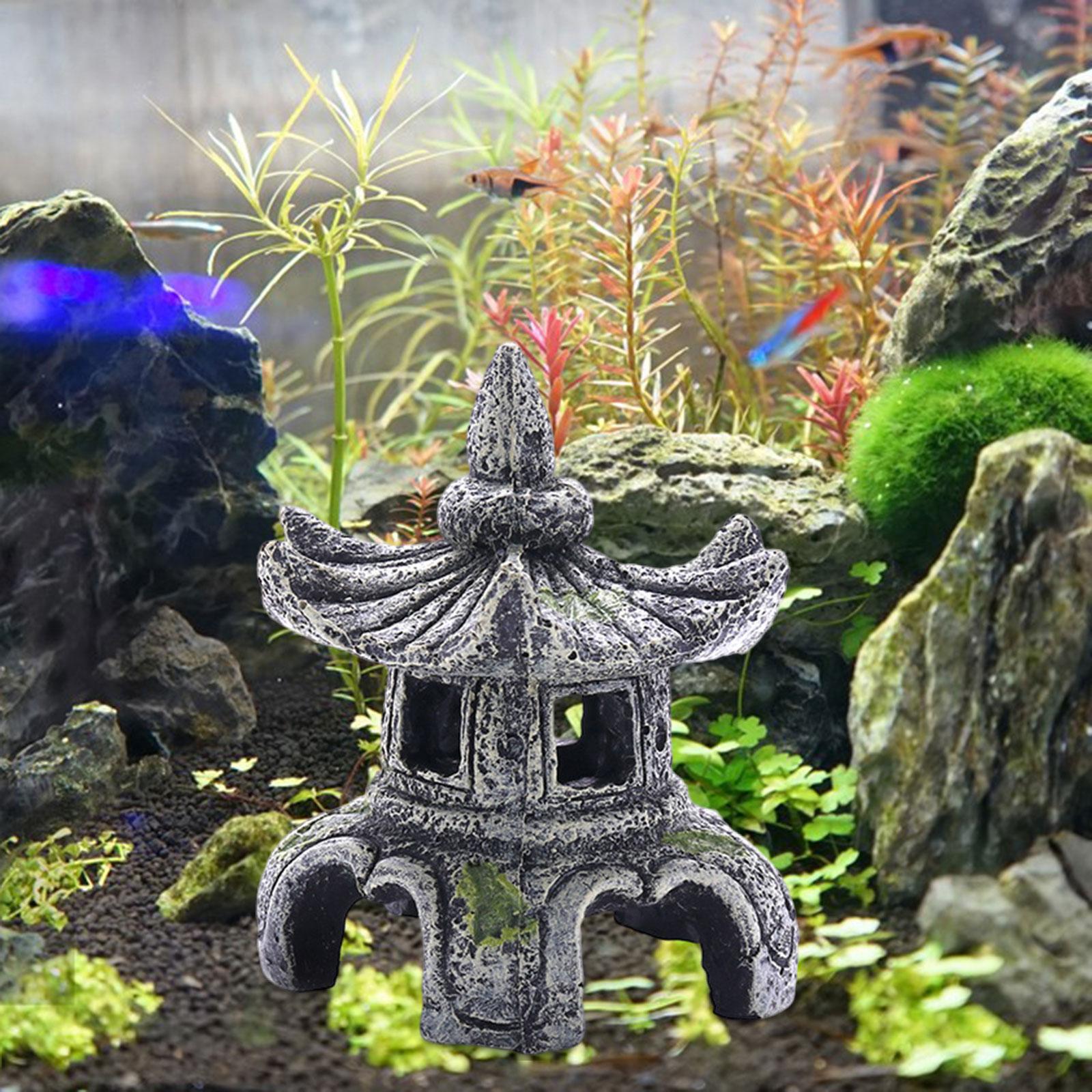 زخرفة مصباح حجر الحوض ، زخرفة  - مراجعة Aquarium Fish Tank Price وسعره
