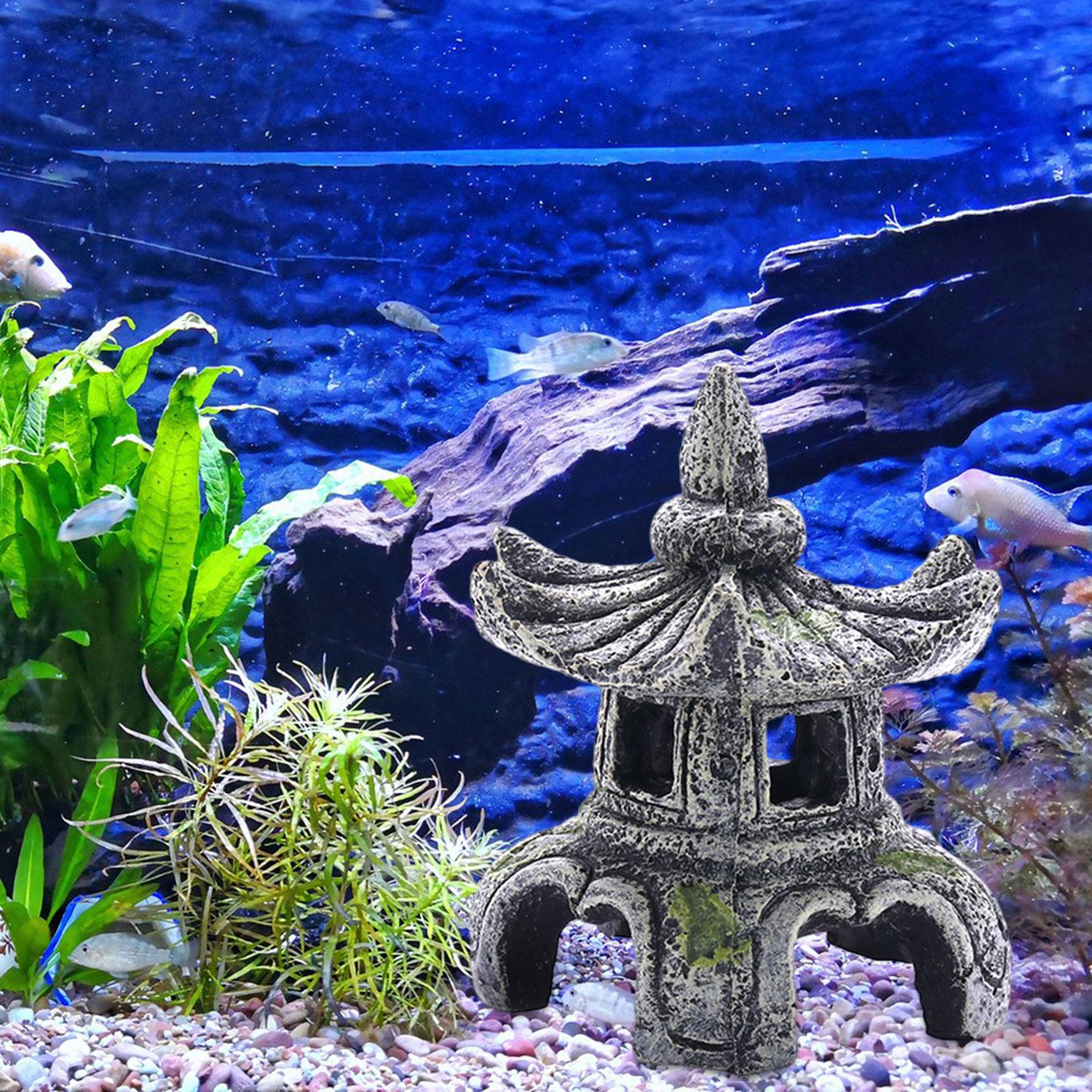 زخرفة مصباح حجر الحوض ، زخرفة  - مراجعة Aquarium Fish Tank Price وسعره