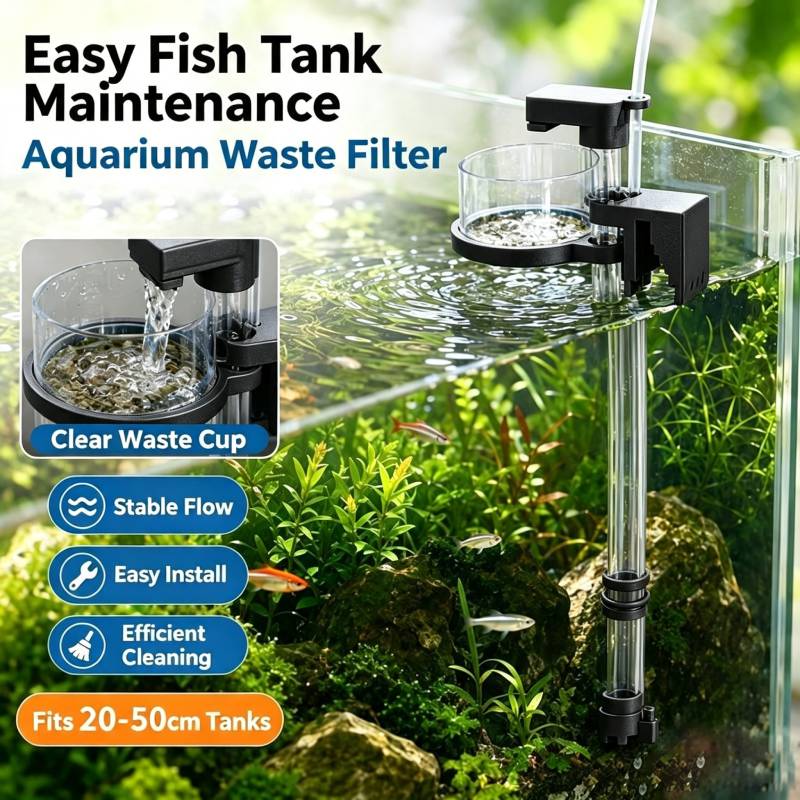منظف فضلات الأسماك القابل للفص - مراجعة Aquarium Fish Maintenance وسعره