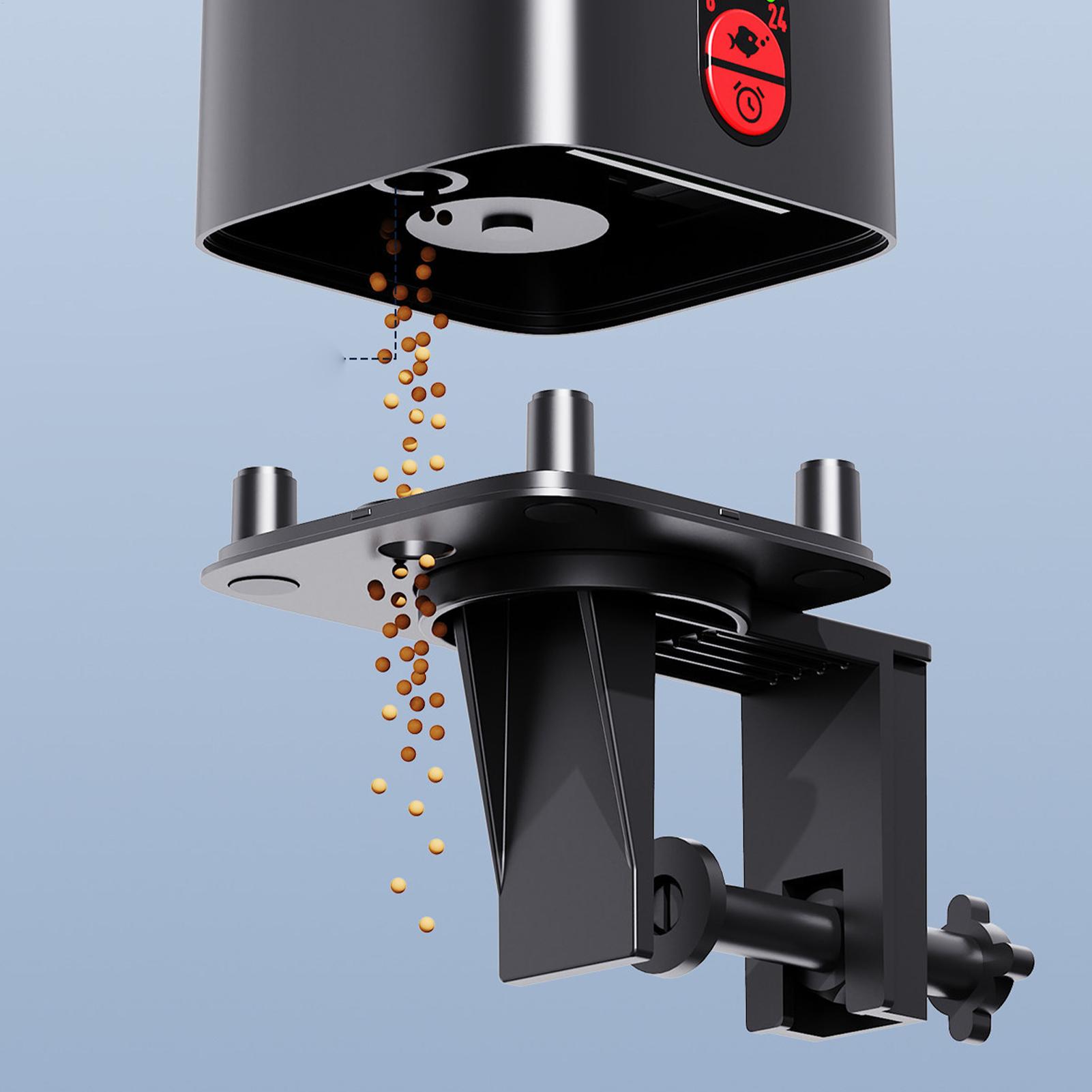 موزع طعام أوتوماتيكي للأسماك ق - مراجعة Aquarium Fish Auto Feeder وسعره