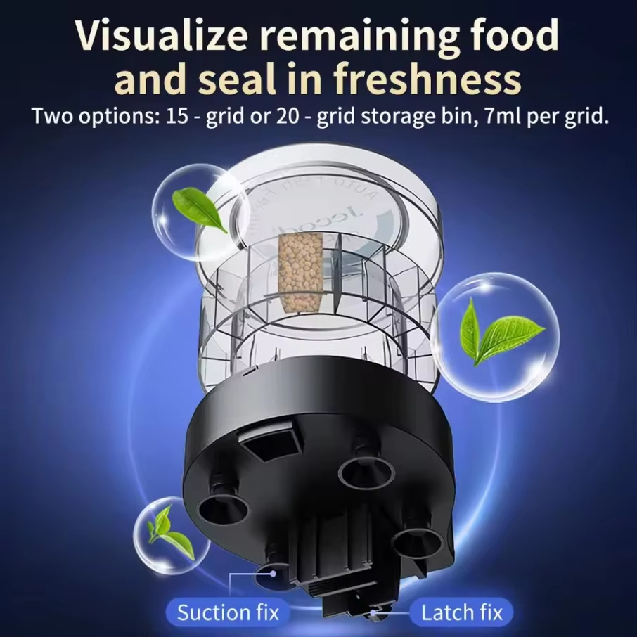 جهاز تغذية أسماك أوتوماتيكي من - مراجعة Aquarium Fish Auto Feeder وسعره