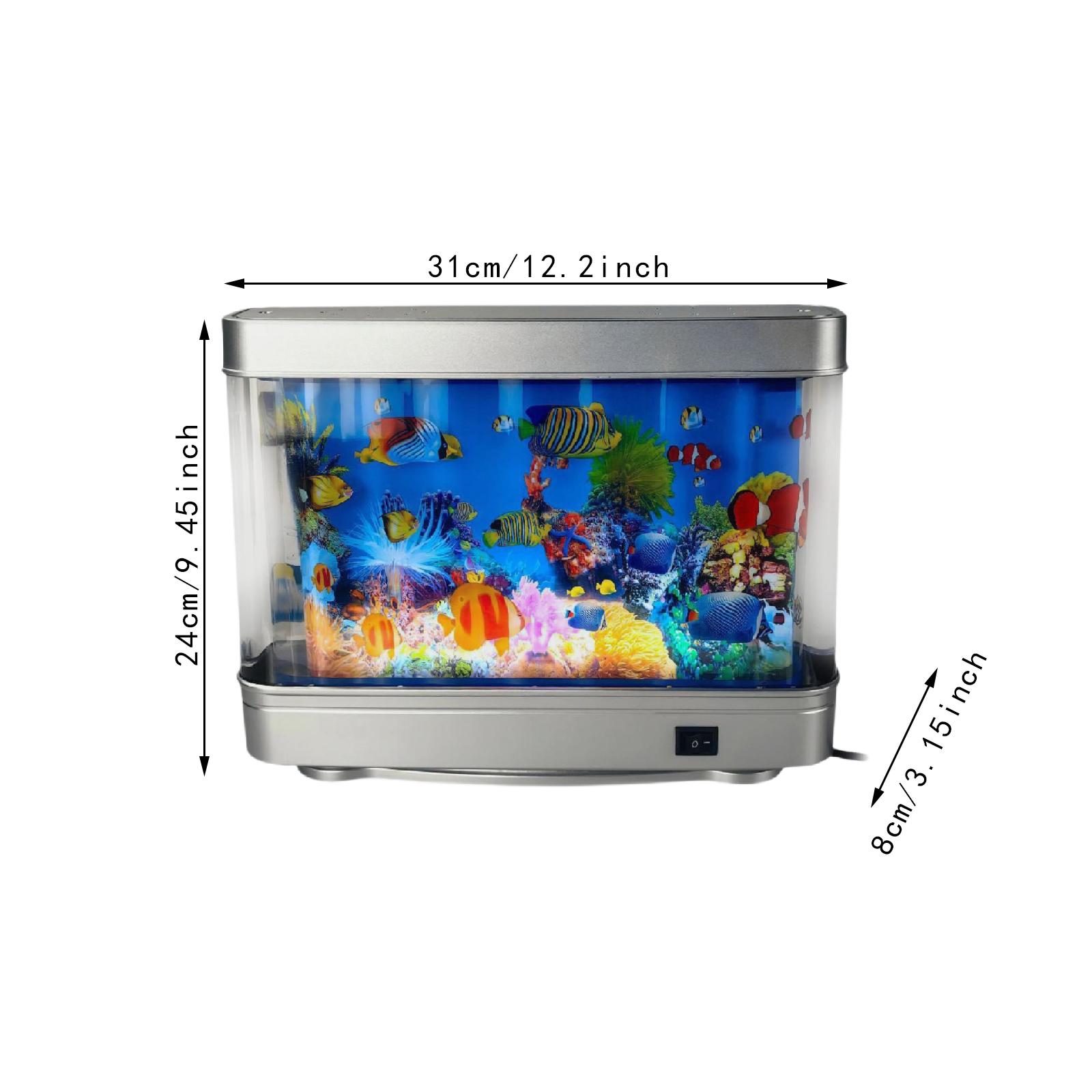 مصباح طاولة LED حسي متحرك بتصم - مراجعة Aquarium Fish Game وسعره