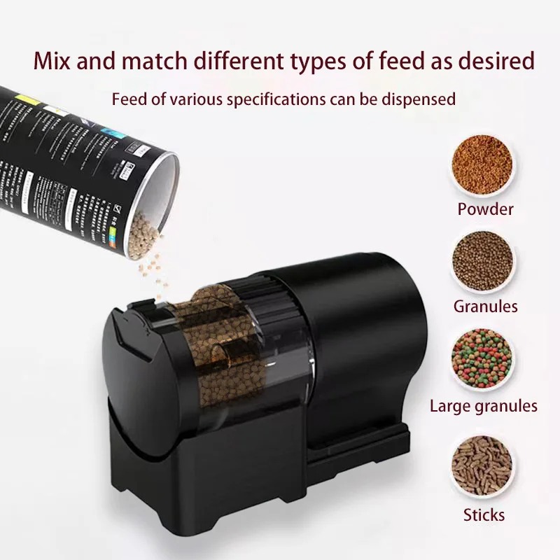 وحدة تغذية خزان الأسماك، وحدة  - مراجعة Aquarium Fish Auto Feeder وسعره