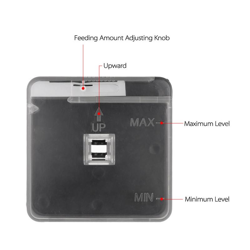 مغذي السمك الأوتوماتيكي مع مؤق - مراجعة Aquarium Fish Auto Feeder وسعره