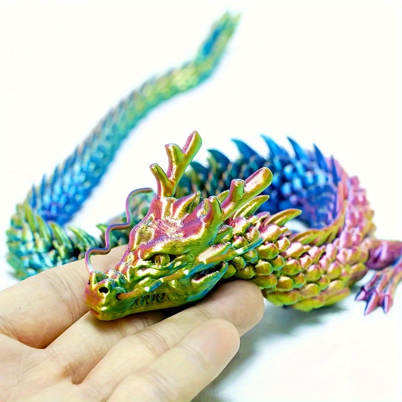 زخارف تنين ملتصقة مطبوعة ثلاثي - مراجعة Aquarium Fish Dragon وسعره