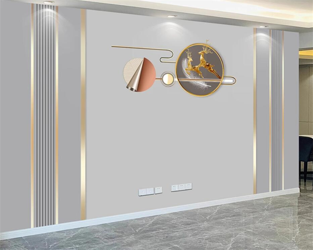 Beibehang مخصصة ورق حائط حديث  - مراجعة Background Film 3D وسعره