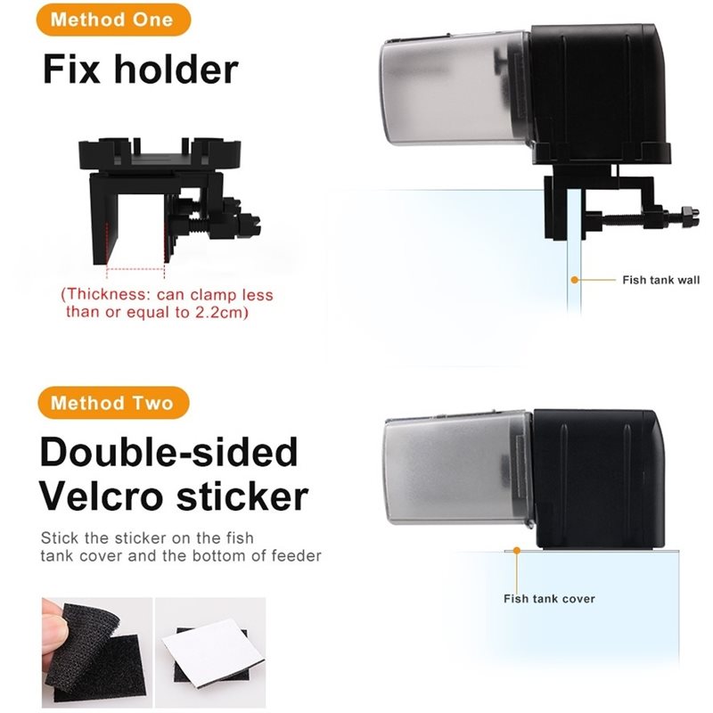 جهاز تغذية أسماك ذكي من ABGH-W - مراجعة Aquarium Fish Auto Feeder وسعره