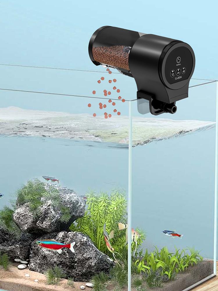 وحدة تغذية الأسماك أوتوماتيكية - مراجعة Aquarium Fish Auto Feeder وسعره