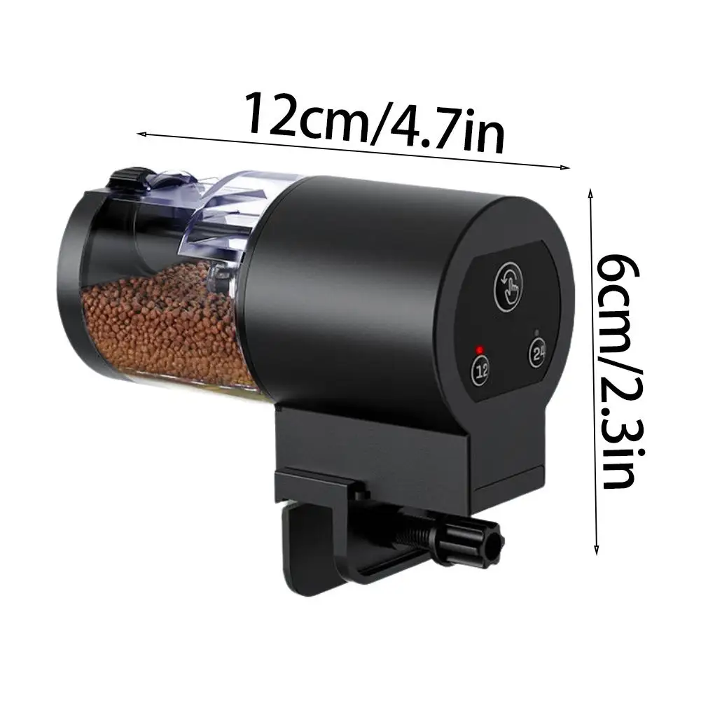 خزان الأسماك المغذية الذكية تو - مراجعة Aquarium Fish Auto Feeder وسعره