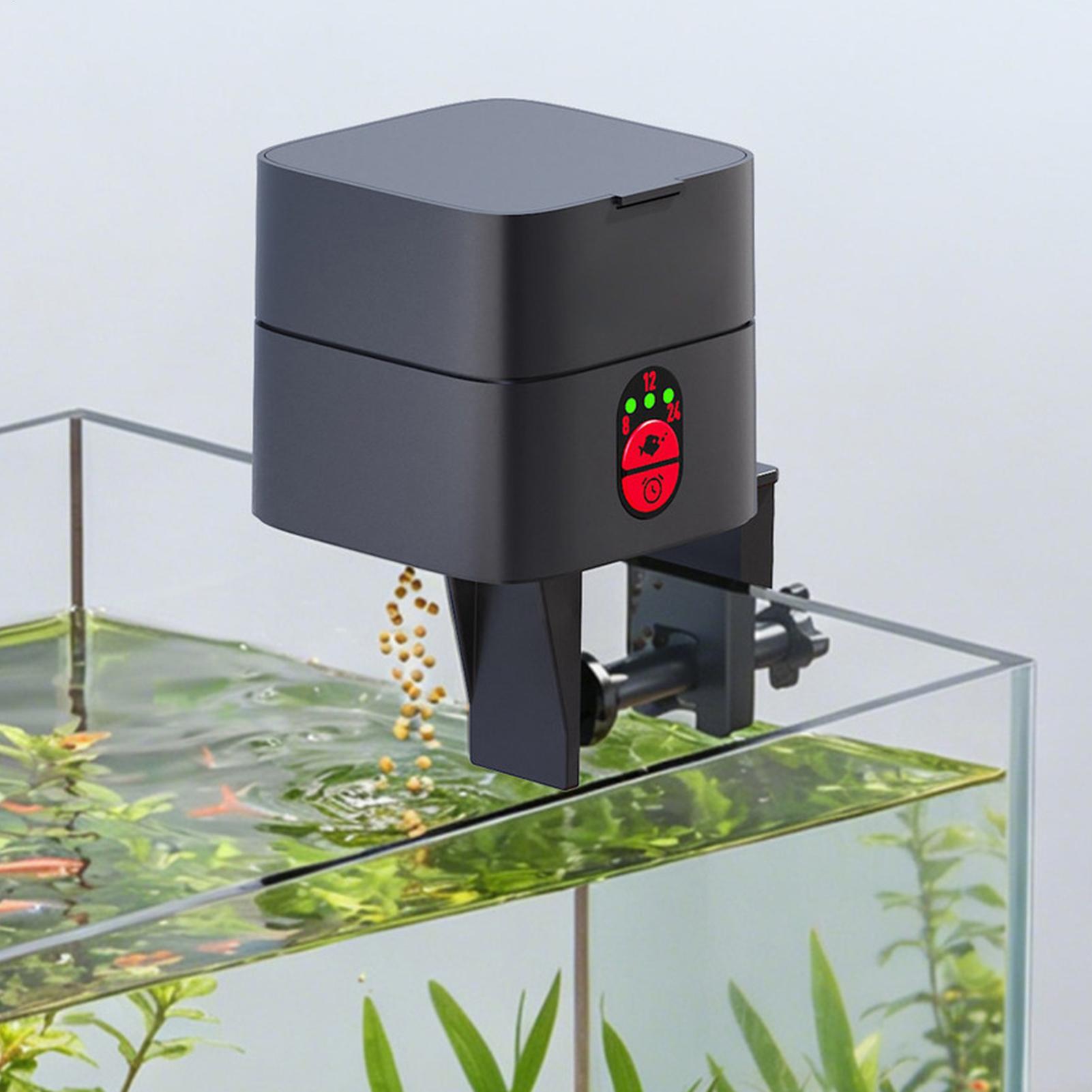 موزع طعام أوتوماتيكي للأسماك ف - مراجعة Aquarium Fish Auto Feeder وسعره