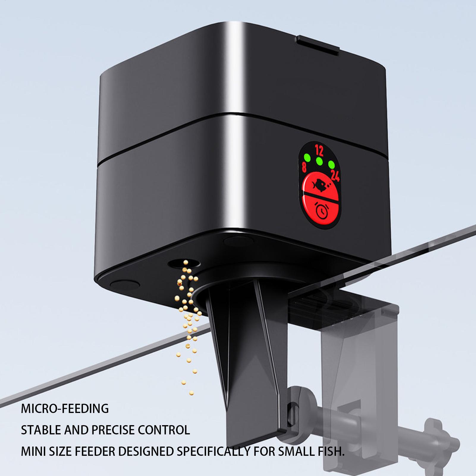 موزع طعام أوتوماتيكي للأسماك ف - مراجعة Aquarium Fish Auto Feeder وسعره