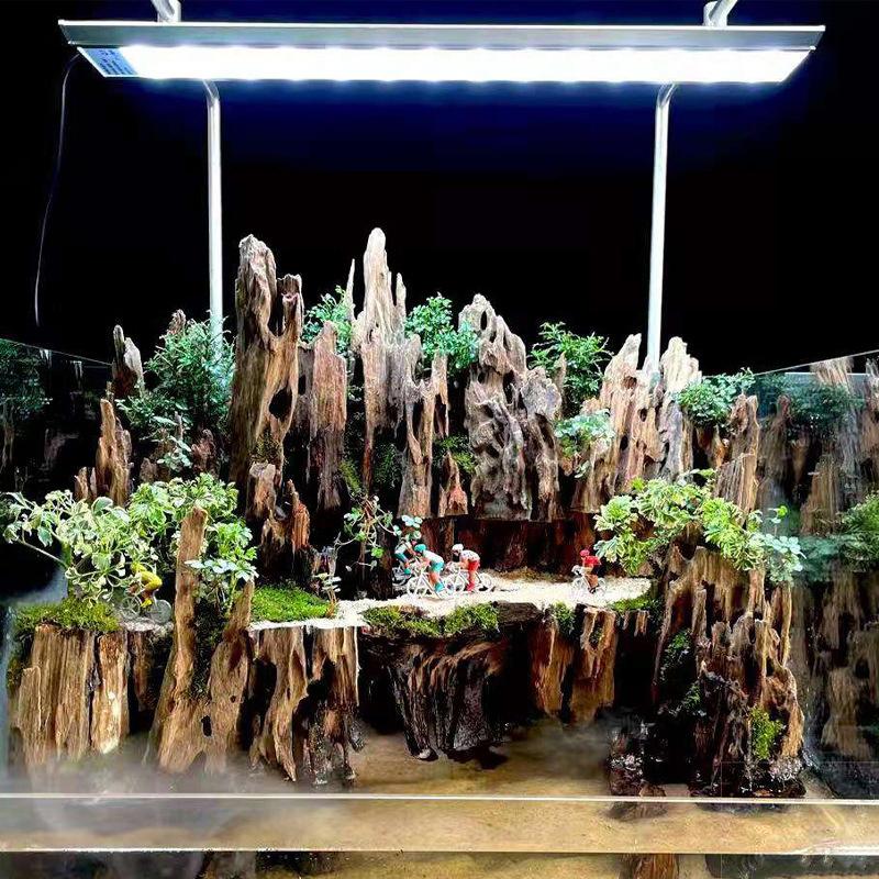 △   ديكور خشبي على شكل جمبري ل - مراجعة Aquarium Fish Tank Price وسعره